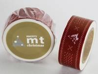 mt Christmas Knit red 20mm mt Christmas Knit red 20mm