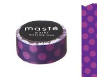 Washi Tape dots purple 15mm