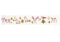 Washi Tape forest wine 18mm