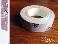 Washi Tape girls asamurasaki 15mm