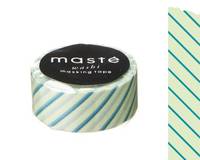 Washi Tape stripes mint 15mm