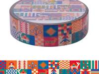 Washi Tape Gabbeh Pattern 15mm
