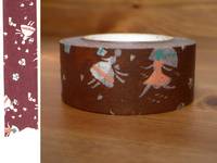 Washi Tape love letter brown 22mm