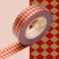 Washi Tape diamond red 15mm