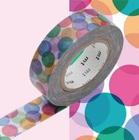 Washi Tape Spot red 15mm