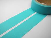 Washi Tape uni metal turquoise green 15mm