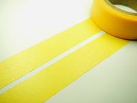 Washi Tape uni yellow 15mm