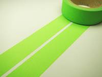 Washi Tape uni neon green 15mm