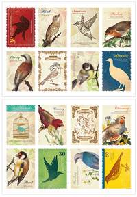 Stamp Sticker Bird Stamp Sticker Bird
