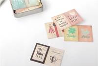 Stick & sewing Paper sticker Vintage Stick & sewing Paper sticker Vintage