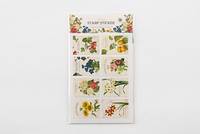 Stamp Sticker Botanical Stamp Sticker Botanical