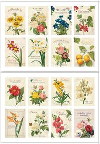 Stamp Sticker Botanical Stamp Sticker Botanical