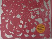 Paper-cutting seal. silk paper. sandy beach. wine Paper-cutting seal. silk paper. sandy beach. wine