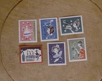 water activated seal 6pcs Girl water activated seal 6pcs Girl