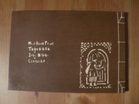 Notizbuch Wood block print Talking dunkelbraun Notizbuch Wood block print Talking dunkelbraun