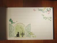 Mini letter pad - mini Schreibblock Schwarze Katze Mini letter pad - mini Schreibblock Schwarze Katze