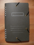 pocket notebook charcoal