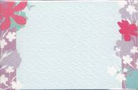 name card - Blumen blau 10 Stück name card - Blumen blau 10 Stück
