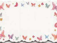 name card - Schmetterling 12 Stück