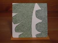 Letterpress folio card S. fir tree Letterpress folio card S. fir tree