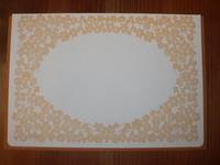 Letterpress folio card M. small flower Letterpress folio card M. small flower