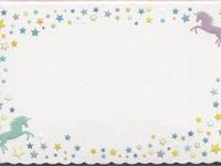 name card - Einhorn 12 Stück name card - Einhorn 12 Stück