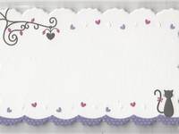 name card - Katze 12 Stück name card - Katze 12 Stück