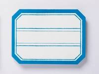 Scrapholic Label-type memo pad blue 80pcs Scrapholic Label-type memo pad blue 80pcs