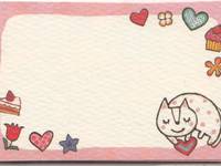 name card - Katze 10Stück name card - Katze 10Stück