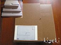 Large Wax Covered Slide Box Large Wax Covered Slide Box