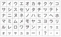 Mini Stempel Set Katakana Mini Stempel Set Katakana