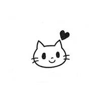 Ministempel Katze Ministempel Katze