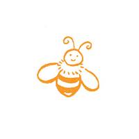 Ministempel Biene Ministempel Biene