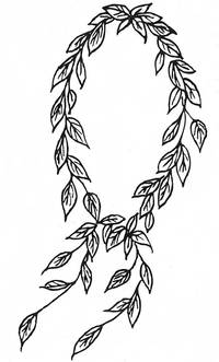 Stempel Blätter Stempel Blätter