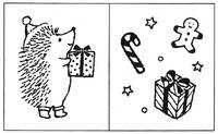 Stempelset Weihnachts-Igel Stempelset Weihnachts-Igel