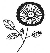 Stempel Blume Stempel Blume