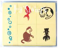 Stempelset Goldfisch & Katze Stempelset Goldfisch & Katze