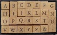 Mini Stempel Set Alphabet groß Mini Stempel Set Alphabet groß