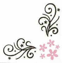 Hochzeitsstempel - Blumen Ornament Hochzeitsstempel - Blumen Ornament