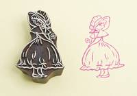 Blockwallah Stempel - Mädchen Blockwallah Stempel - Mädchen