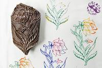 Blockwallah Stempel - Wild Flower Blockwallah Stempel - Wild Flower