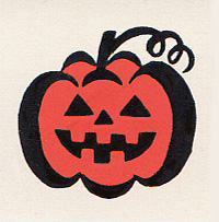 Stempel Kürbiskopf Stempel Kürbiskopf