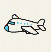 Stempel Flugzeug