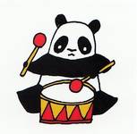 Stempel Musik Panda