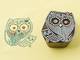 Blockwallah Stempel - Owl Family