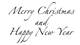 Stempel Merry Christmas and Happy New Year Stempel Merry Christmas and Happy New Year