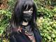Gesichtsmaske Shippou Schwarz Gold Gesichtsmaske Shippou Schwarz Gold