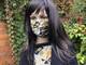 Gesichtsmaske Kranich Chrysanthemen Gold Gesichtsmaske Kranich Chrysanthemen Gold