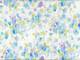 Fluffy flower blue double gauze Fluffy flower blue double gauze