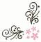 Hochzeitsstempel - Blumen Ornament Hochzeitsstempel - Blumen Ornament